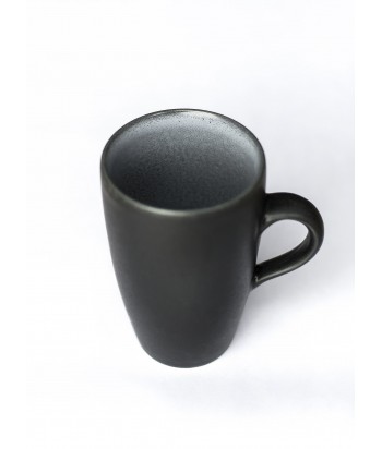 Faria & Bento akmens masės juodas puodelis 7x11cm